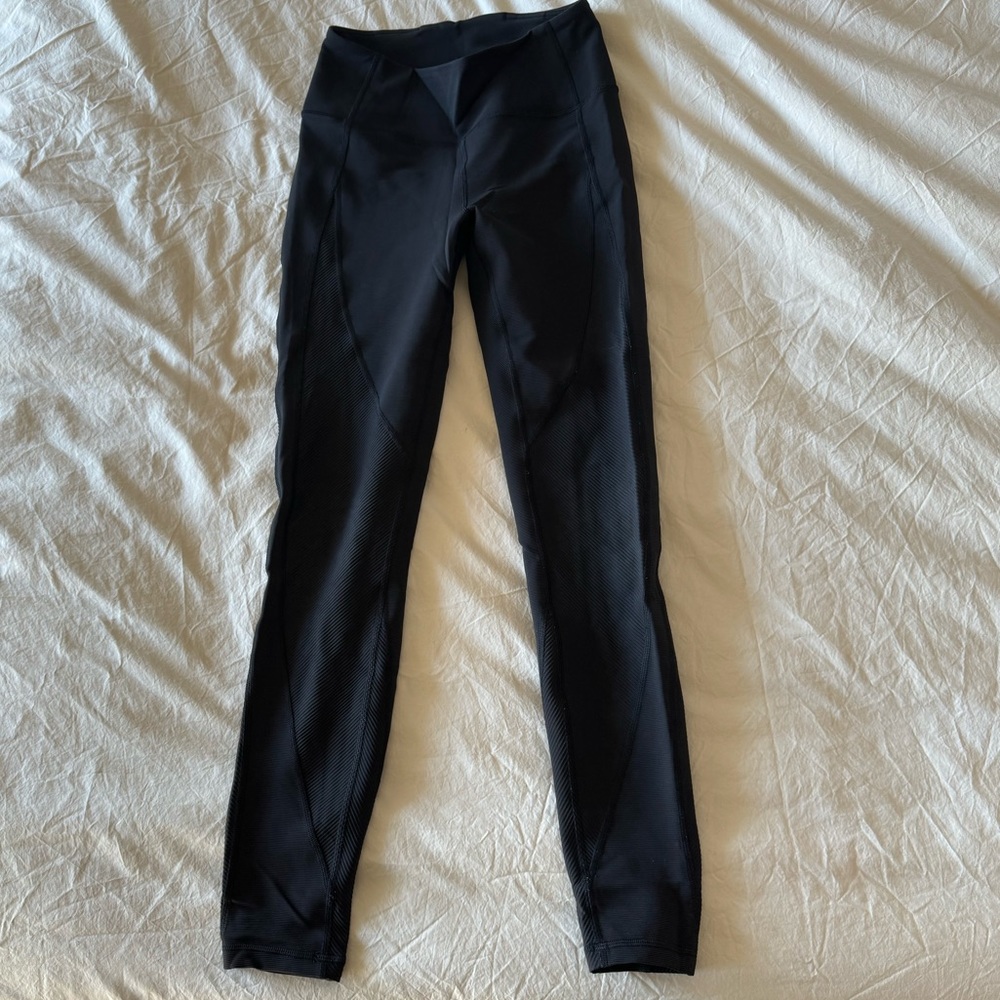 Lululemon Ribbed Black Leggings 28”